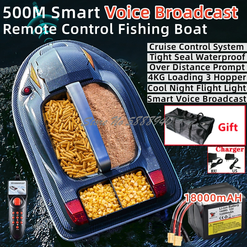 Inteligentna łódka zanętowa RC – Fishing Boat Navigation Light recenzja i cena