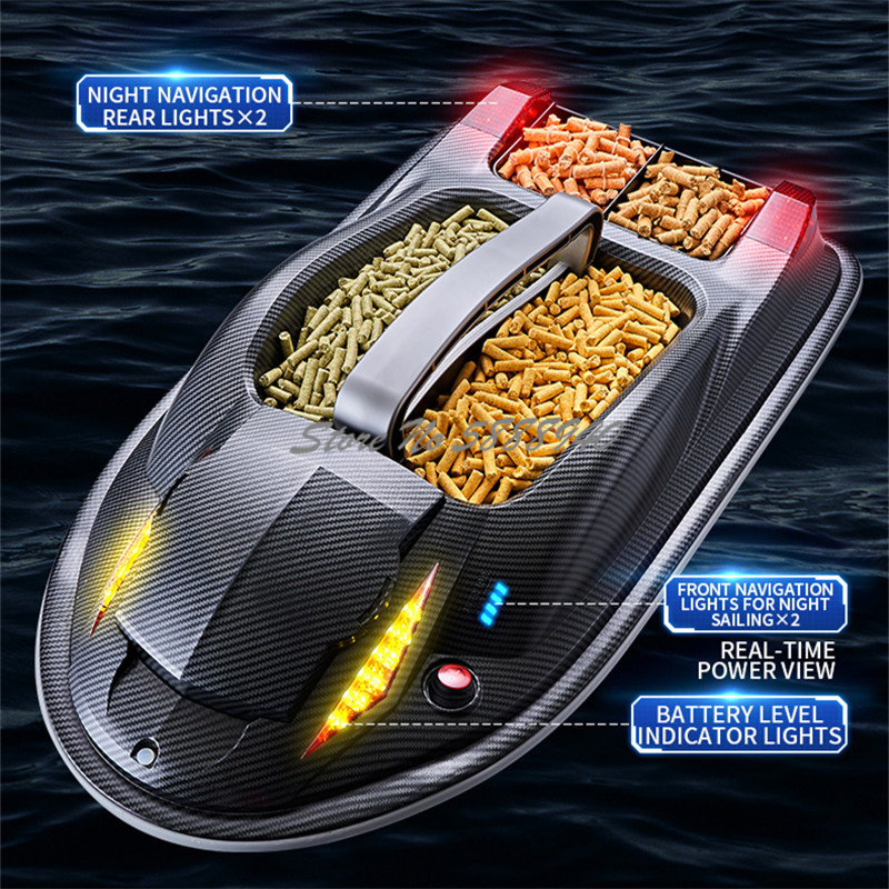 Inteligentna łódka zanętowa RC – Fishing Boat Navigation Light recenzja i cena